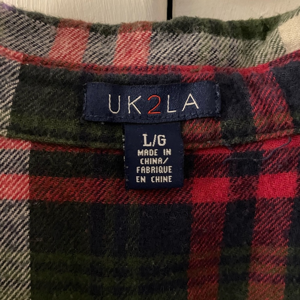 Flannel Top - Picture 3 of 3